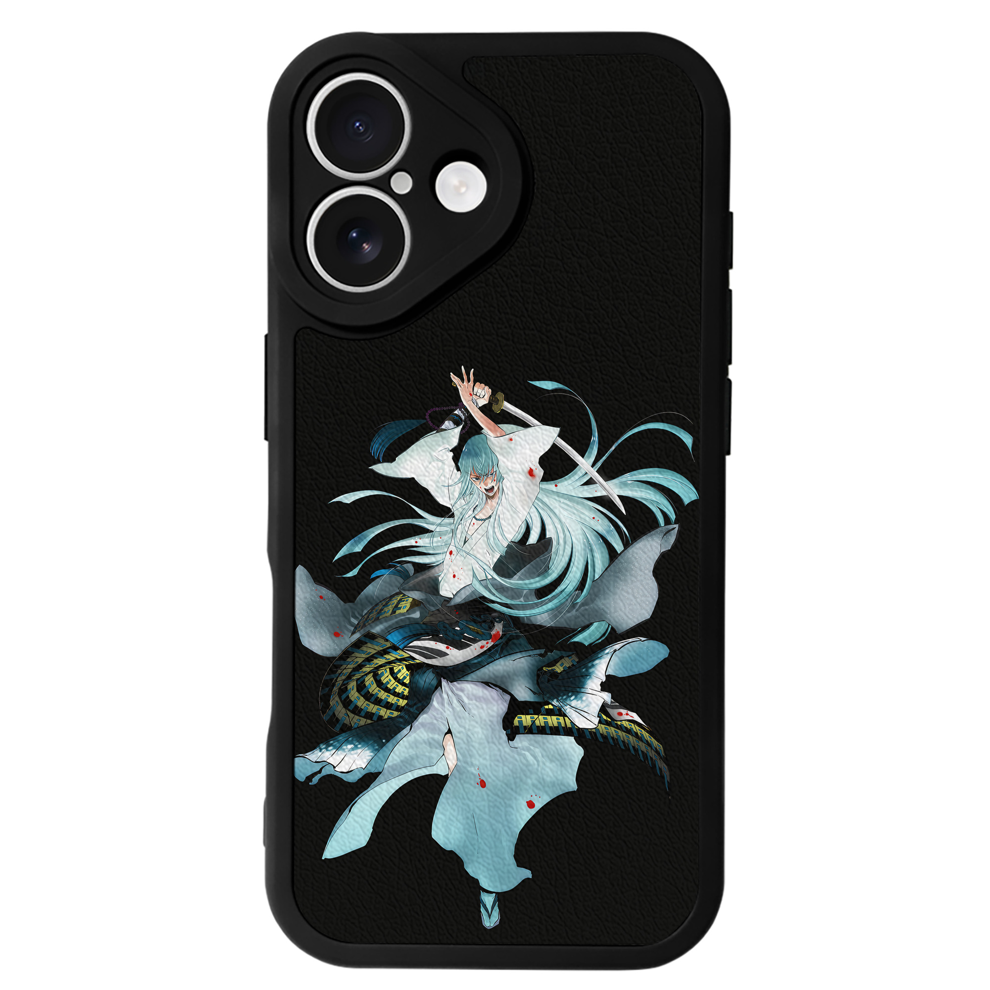 （画像用） 刀剣乱舞 Touken Ranbu 【iPhone 16シリーズ対応】シリコンスマホケース（レザー調） 材質：シリコン